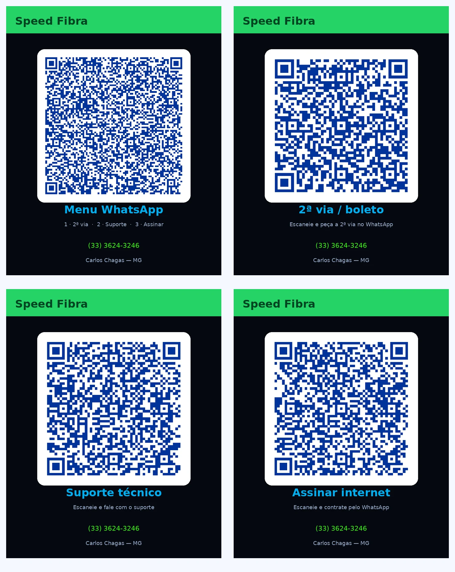 Folha QR Speed Fibra